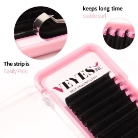 VEYES INC Easy Fan Volume Lash Extensions 03 05 07 J/B/L/C/CC/D/DD Curl 8-25mm Mixed & Single Length Tray, Matte Black Self Fanning Eyelashes, Professional Supplies for Lash Techs (0.03 D 15-20mm) VEYES INC Easy Fan Volume Lash Extensions 03 05 07 J/B/L/C/CC/D/DD Curl 8-25mm Mixed & Single Length Tray, Matte Black Self Fanning Eyelashes, Professional Supplies for Lash Techs (0.03 D 15-20mm)