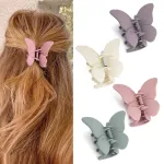 Canitor Butterfly Hair Accessories - 2.7 Claw Clips for Women, Matte Medium Hair Clips for Thick or Thin Hair, Cute Girls\' Hair Clips