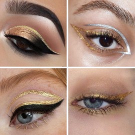 docolor Waterproof Eyeliner Pen Super Slim Liquid Eyeliner Eye Liner Gel (Gold) docolor Waterproof Eyeliner Pen Super Slim Liquid Eyeliner Eye Liner Gel (Gold)