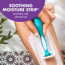 BIC Soleil Escape Women\'s Disposable 4-Blade Razors, Perfect Bikini Line Razor, Lavender & Eucalyptus Scented Handles, 4-Pack BIC Soleil Escape Women\'s Disposable 4-Blade Razors, Perfect Bikini Line Razor, Lavender & Eucalyptus Scented Handles, 4-Pack