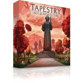 Stonemaier Games: Tapestry: Arts & Architecture Expansion | Add to Tapestry (Base Game) | New Capital City Mats, New Advancement Track, New Civilizations, and More | Ages 14+, 1-5 Players, 120 Mins
