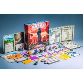 Stonemaier Games: Tapestry: Arts & Architecture Expansion | Add to Tapestry (Base Game) | New Capital City Mats, New Advancement Track, New Civilizations, and More | Ages 14+, 1-5 Players, 120 Mins