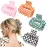 Ahoney 4 Pack Checkered Hair Claw Clips for Thin Hair Y2k Hair Accessories 2 Small Hair Clips for Thick Hair Cute Hair Clips for Women Girls