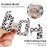 Ahoney 4 Pack Checkered Hair Claw Clips for Thin Hair Y2k Hair Accessories 2 Small Hair Clips for Thick Hair Cute Hair Clips for Women Girls