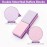 CGBE Nail Buffer, Buffer Block Nail File 100/180 Grit, Mini Nail Buffers Block Sponge Double Sided Nail File for Acrylic Nails Manicure Tools 50PCS (Pink-Purple)