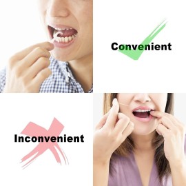 AOCEAN Dental Floss Picks - Travel Floss with Toothpicks - Professional Threader Flossers with 4 Storage Cases - Ideal for Family Hotel and High-Toughness Travel (40Pcs) AOCEAN Dental Floss Picks - Travel Floss with Toothpicks - Professional Threader Flossers with 4 Storage Cases - Ideal for Family Hotel and High-Toughness Travel (40Pcs)
