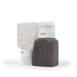 Gravel Travel Bottles TSA Approved 2-Pack 3 Oz Travel Bottles - Leakproof, Squeezable, BPA-Free Travel Bottles for Toiletries includes Label System for Travel Containers (Clear Speckle & Gray Speckle) Gravel Travel Bottles TSA Approved 2-Pack 3 Oz Travel Bottles - Leakproof, Squeezable, BPA-Free Travel Bottles for Toiletries includes Label System for Travel Containers (Clear Speckle & Gray Speckle)