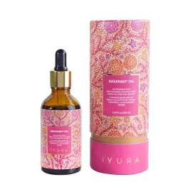 iYURA Kesaradi Face Oil - 5000-year-old Recipe with Exotic Saffron, Turmeric & Rose - For Visibly Brighter Skin - 100% Natural Ayurvedic Face Moisturizer for Dry, Sensitive Skin, 1.69 fl oz