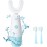 Meqtpomy Kids Electric Toothbrush6 Cleaning Models Toddler Toothbrush Waterproof Battery Powered 360 Automatic Sonic u Shaped Toothbrushes for 2-7 Years Old for Boys GirlsBlue