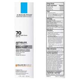 La Roche-Posay Anthelios UV Correct Sunscreen Moisturizer SPF 70, Daily Anti-Aging Face Moisturizer with Sunscreen and Niacinamide to Even Skin Tone & Fine Lines, Sun Protection for Sensitive Skin La Roche-Posay Anthelios UV Correct Sunscreen Moisturizer SPF 70, Daily Anti-Aging Face Moisturizer with Sunscreen and Niacinamide to Even Skin Tone & Fine Lines, Sun Protection for Sensitive Skin