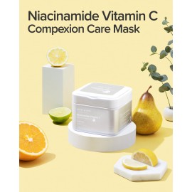 Mary&May Niacinamide Vitamin C Daily Mask - Quick Dispenser Type Korean Face Mask Sheet for Radiance Clear Skin - Dark Spot Correction and Luminous Skin - Hypoallergenic and Eco-Friendly, 30 Sheets Mary&May Niacinamide Vitamin C Daily Mask - Quick Dispenser Type Korean Face Mask Sheet for Radiance Clear Skin - Dark Spot Correction and Luminous Skin - Hypoallergenic and Eco-Friendly, 30 Sheets