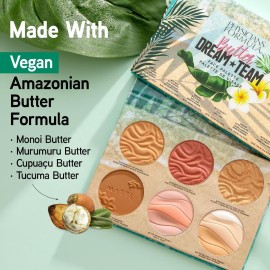 Physicians Formula Butter Dream Team Palette Makeup Gift Set, Bronzer, Blush, Face Powder, Dermatologist Approved Physicians Formula Butter Dream Team Palette Makeup Gift Set, Bronzer, Blush, Face Powder, Dermatologist Approved