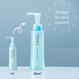 FANCL Mild Cleansing Oil, Japanese Facial Cleansing Oil, Makeup Remover, 100% Preservative Free, Clean Skincare for Sensitive Skin [US Package]