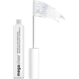 wet n wild Mega Clear Brow & Lash Mascara - Sculpts Brows, Defines Lashes, Conditioning with Soy Protein & ProVitamin B5, Primer & Top Coat, Cruelty-Free & Vegan - Clear wet n wild Mega Clear Brow & Lash Mascara - Sculpts Brows, Defines Lashes, Conditioning with Soy Protein & ProVitamin B5, Primer & Top Coat, Cruelty-Free & Vegan - Clear