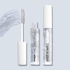 wet n wild Mega Clear Brow & Lash Mascara - Sculpts Brows, Defines Lashes, Conditioning with Soy Protein & ProVitamin B5, Primer & Top Coat, Cruelty-Free & Vegan - Clear wet n wild Mega Clear Brow & Lash Mascara - Sculpts Brows, Defines Lashes, Conditioning with Soy Protein & ProVitamin B5, Primer & Top Coat, Cruelty-Free & Vegan - Clear