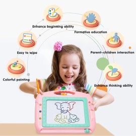 Toys for 1-2 Year Old Girls,Magnetic Drawing Board Toddler Toys for Girls Boys,Erasable Doodle Board Kids Toys,Birthday Gifts for 1 2 3 Year Old Girl