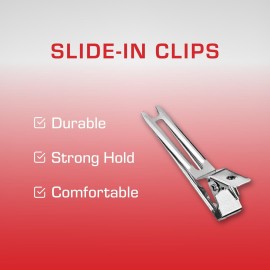 RED by Kiss 80pcs 1.75 Slide-In Hair Clips, Durable Metal Curl Setting Clips for Hairdressing, Sectioning & Retwisting, Rust-Free Hair Pins for Dreads, Dreadlocks, & Twist Styles RED by Kiss 80pcs 1.75 Slide-In Hair Clips, Durable Metal Curl Setting Clips for Hairdressing, Sectioning & Retwisting, Rust-Free Hair Pins for Dreads, Dreadlocks, & Twist Styles