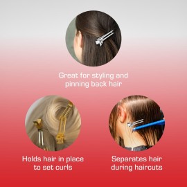 RED by Kiss 80pcs 1.75 Slide-In Hair Clips, Durable Metal Curl Setting Clips for Hairdressing, Sectioning & Retwisting, Rust-Free Hair Pins for Dreads, Dreadlocks, & Twist Styles RED by Kiss 80pcs 1.75 Slide-In Hair Clips, Durable Metal Curl Setting Clips for Hairdressing, Sectioning & Retwisting, Rust-Free Hair Pins for Dreads, Dreadlocks, & Twist Styles