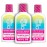 Hello Kids Mouthwash with Unicorn Bubble Gum Flavor, Alcohol Free Mouthwash for Kids with Fluoride, Safe for Ages 6 and Up, Anticavity, Vegan, No Alcohol, No Dyes, 16 Oz Bottles (Pack of 3)