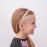 FROG SAC 6 Glitter Elastic Headbands for Girls, Adjustable Non Slip Thin Stretch Hair Bands, Wavy Sport Headband, Teen Girl Athletic Sport Head Band Accessories, Nonslip Zig Zag Toddler Hairbands