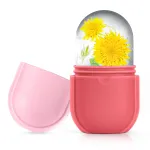 Ice Roller for Face and Eye, Ice Face Roller, Ice Roller Skin Care Tools Gifts for women,Silicone Ice Mold for Beauty(Pink)