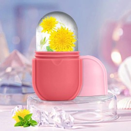 Ice Roller for Face and Eye, Ice Face Roller, Ice Roller Skin Care Tools Gifts for women,Silicone Ice Mold for Beauty(Pink)