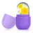 IMEASY Ice Roller for Face and Eye, Upgrated Skin Care Tools, Ice Facial Cube, Gua Sha Face Massage, Silicone Ice Mold for Face Beauty (Purple)