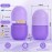 IMEASY Ice Roller for Face and Eye, Upgrated Skin Care Tools, Ice Facial Cube, Gua Sha Face Massage, Silicone Ice Mold for Face Beauty (Purple)