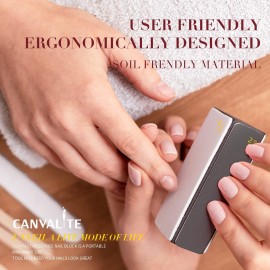 Canvalite Nail Buffer for Natural Nails, All in One 4 Way Nail File & Buffer Block That Shapes, Files, Smoothes, and Shines, 100/180 Grit, 9pcs Canvalite Nail Buffer for Natural Nails, All in One 4 Way Nail File & Buffer Block That Shapes, Files, Smoothes, and Shines, 100/180 Grit, 9pcs