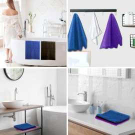 3 Pieces African Bath Sponge African Net Long Net Bath Sponge Exfoliating Shower Body Scrubber Back Scrubber Skin Smoother,Great for Daily Use (Brown, Blue, Purple) 3 Pieces African Bath Sponge African Net Long Net Bath Sponge Exfoliating Shower Body Scrubber Back Scrubber Skin Smoother,Great for Daily Use (Brown, Blue, Purple)