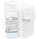 Orighty Washcloths Bulk Towels Set 50 Pack, Highly Absorbent and Soft Feel Microfiber Face Cloths, Multi-Purpose Wash Cloths & Hand Towels for Bathroom, Hotel, Spa, and Gym, 12x12 Inch
