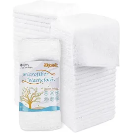 Orighty Washcloths Bulk Towels Set 50 Pack, Highly Absorbent and Soft Feel Microfiber Face Cloths, Multi-Purpose Wash Cloths & Hand Towels for Bathroom, Hotel, Spa, and Gym, 12x12 Inch Orighty Washcloths Bulk Towels Set 50 Pack, Highly Absorbent and Soft Feel Microfiber Face Cloths, Multi-Purpose Wash Cloths & Hand Towels for Bathroom, Hotel, Spa, and Gym, 12x12 Inch