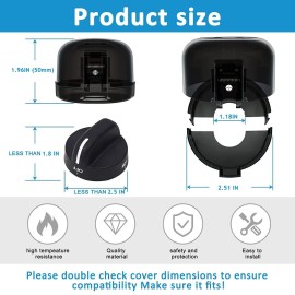 Stove Knob Covers for Child Safety - 5 Pack Babepai Upgraded Double-Key Design Universal Size Baby Safety Gas Oven Knob Covers Stove Guard Baby Proofing Stove Knob Covers for Child Safety - 5 Pack Babepai Upgraded Double-Key Design Universal Size Baby Safety Gas Oven Knob Covers Stove Guard Baby Proofing