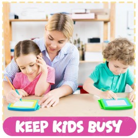 Bedwina Magnetic Drawing Board for Kids - (Pack of 12) Erasable Doodle Sketch Tablet and Travel Drawing Pad for Kids Boys and Girls, Birthday Party Favors and Party Stocking Stuffers for Kids Bedwina Magnetic Drawing Board for Kids - (Pack of 12) Erasable Doodle Sketch Tablet and Travel Drawing Pad for Kids Boys and Girls, Birthday Party Favors and Party Stocking Stuffers for Kids