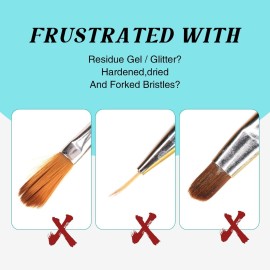 LOUINSTIC Nail Brush Cleaner and Conditioner - Quickly Clean Gel Nail Brushes, Paint Brushes, Airbrushes, Art Tools, Preserver and Restorer for Kolinsky Acrylic Brush Etc. LOUINSTIC Nail Brush Cleaner and Conditioner - Quickly Clean Gel Nail Brushes, Paint Brushes, Airbrushes, Art Tools, Preserver and Restorer for Kolinsky Acrylic Brush Etc.