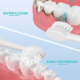 Replacement Brush Heads for Waterpik Sonic Fusion 2.0 Flossing Toothbrush with Cover, Compact, 3 Count White, Soft Bristles Replacement Brush Heads for Waterpik Sonic Fusion 2.0 Flossing Toothbrush with Cover, Compact, 3 Count White, Soft Bristles