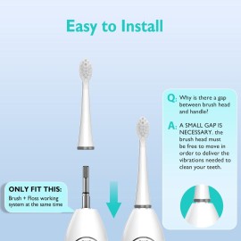 Replacement Brush Heads for Waterpik Sonic Fusion 2.0 Flossing Toothbrush with Cover, Compact, 3 Count White, Soft Bristles Replacement Brush Heads for Waterpik Sonic Fusion 2.0 Flossing Toothbrush with Cover, Compact, 3 Count White, Soft Bristles