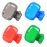 4 Pack Travel Toothbrush Head Covers Toothbrush Protector Cap Brush Pod Case Protective Portable Plastic Clip for Household Travel, Camping, Bathroom, School, Business