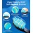 TEETHEORY Sonic Electric Toothbrushes for Adults and Kids, 8 Brush Heads Electric Toothbrush with 40000 VPM Deep Clean 5 Modes, Rechargeable Fast Charge 4 Hours Last 30 Days