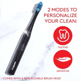 Colgate 360 Optic White Pro-Series Battery Black Toothbrush Colgate 360 Optic White Pro-Series Battery Black Toothbrush