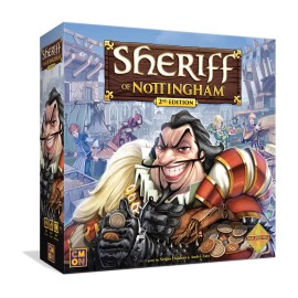 CMON Sheriff of Nottingham Board Game (2nd Edition) - Medieval Bluffing & Card Drafting Strategy Game for Kids & Adults, Ages 14+, 3-6 Players, 60 Minute Playtime CMON Sheriff of Nottingham Board Game (2nd Edition) - Medieval Bluffing & Card Drafting Strategy Game for Kids & Adults, Ages 14+, 3-6 Players, 60 Minute Playtime