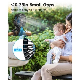 FRIZCOL Stroller Fan for Baby - Portable Fan Rechargeable - Battery Operated Fan(Use for 24Hrs) - Fan for Handheld/Clip On/Car Seat/Desk/Camping FRIZCOL Stroller Fan for Baby - Portable Fan Rechargeable - Battery Operated Fan(Use for 24Hrs) - Fan for Handheld/Clip On/Car Seat/Desk/Camping