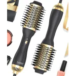 LANDOT Hair Blow Dryer Brush and Volumizer, One-Step Hot Air Brush for Drying, Straightening, Volumizing