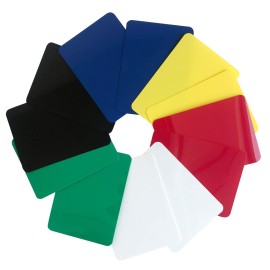 Yuanhe 12Pack Poker Cut Cards - Poker Size Casino Cutting Card in Muti Colors for Poker Texas Hold\'em Blackjack Home Games