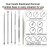 Pimple Popper Tool Kit, 6 Pcs Blackhead Remover Acne Needle Tools Set Removing Treatment Comedone Whitehead Popping Zit for Nose Face Skin Blemish Extractor Tool - Silver
