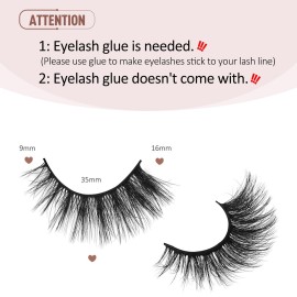 Onlyall Lashes Mink False Eyelashes Natural Wispy Lashes Soft Faux Mink Lashes Fluffy False Lashes 16MM A04 Onlyall Lashes Mink False Eyelashes Natural Wispy Lashes Soft Faux Mink Lashes Fluffy False Lashes 16MM A04