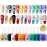 Born Pretty Nail Stamping Polish, Fingernail Stamp Polish Set Manicure Print Nail Polish for Plates 12 Colors Bulk Gift Collection 10ml 0.34fl oz Ideal Gifts