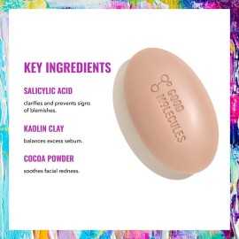 Good Molecules Clarify and Cleanse Bar - Soap-Free Bar with Salicylic Acid BHA, Tea Tree, Kaolin Clay to Hydrate - Skincare for Face and Body Good Molecules Clarify and Cleanse Bar - Soap-Free Bar with Salicylic Acid BHA, Tea Tree, Kaolin Clay to Hydrate - Skincare for Face and Body