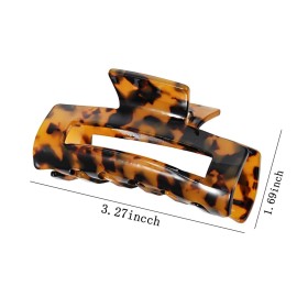 4Pcs Hair Claw Clips, Acetate Hair Banana Barrettes, French Butterfly Jaw Clips, Mermaid Color Crab Hairpin, Leopard Print Stylish Hair Accessories for Women Girls (4 Pcs) 4Pcs Hair Claw Clips, Acetate Hair Banana Barrettes, French Butterfly Jaw Clips, Mermaid Color Crab Hairpin, Leopard Print Stylish Hair Accessories for Women Girls (4 Pcs)