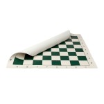 Standard Vinyl Roll Up Chess Boards - Professional Club & Tournament Chess Boards (2.15 Square, Green)